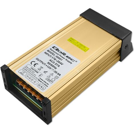 Qoltec LED Schaltnetzteil IP45 250W 12V 20A Wasserdicht (1/5)