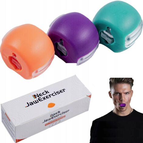 Set mit 3 verschiedenen Bändern für Kiefer- und Kieferübungen Jawline Muscle Shaper