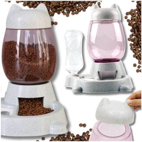 Automatischer Futter- und Wasserspender, Napf, Katze, Hund, 2 Tanks, PetJet-Verteiler