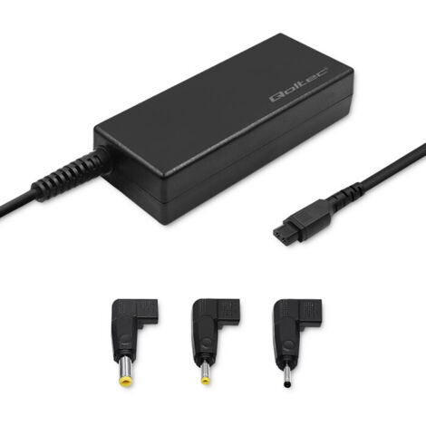 Qoltec Netzteil Spezialisiert für Asus 65W  SmartPlug  3 Stecker  + Stromkabel (1/5)