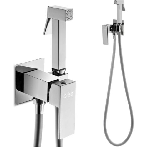 Bidetarmatur Unterputz, für Bidet, Wasserhahn, WC, Bad, Chrom