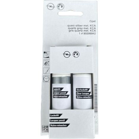Original 2-in-1 Lackstift für OPEL KCA: Autolack + Klarlack 2x12ml