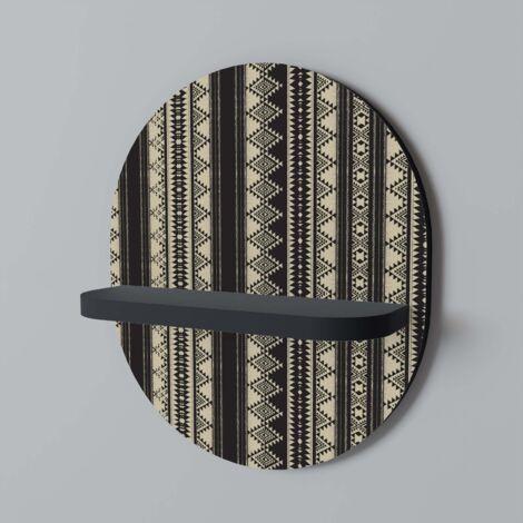 AZTEC Ovales Regal Schwarz (1/5)