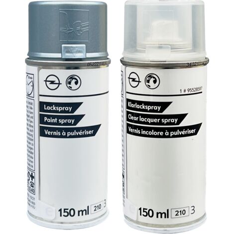 Original Lack für OPEL 101V Set 2x150ml Spraydose Topazsilber Met. (1/5)