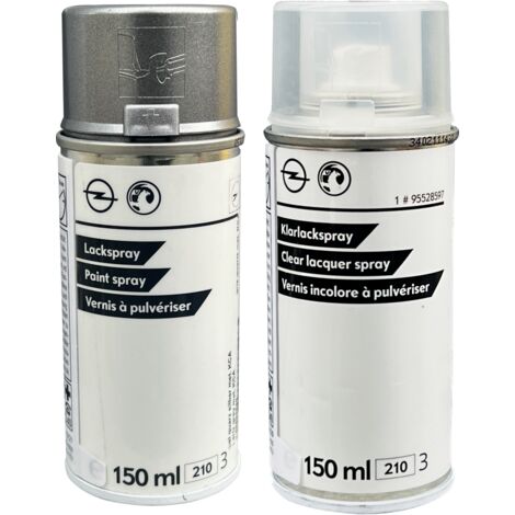 Original Lack für OPEL KCA Set 2x150ml Spraydose Gris Quartz Pearl Met. (1/5)