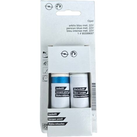 Original OPEL 22V (Z22V) Ausbesserungslack: Autolack + Klarlack 2x12ml