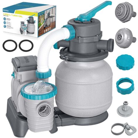 Bestway Flowclear Sandfilteranlage Sandfilterpumpe Schwimmbad 6.056 l/h 58497