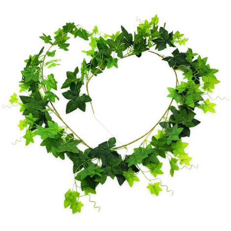 BioPlant Ivy Knstlicher Efeu lang, lang, Girlande, Zweig, Terrarienpflanze  2m