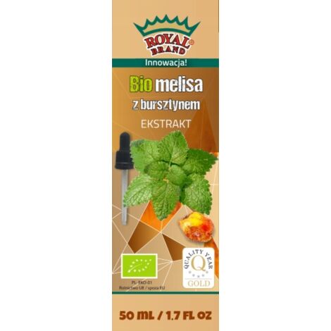 Zitronenmelissenextrakt mit Bernstein Bio-Tropfen 50 ml