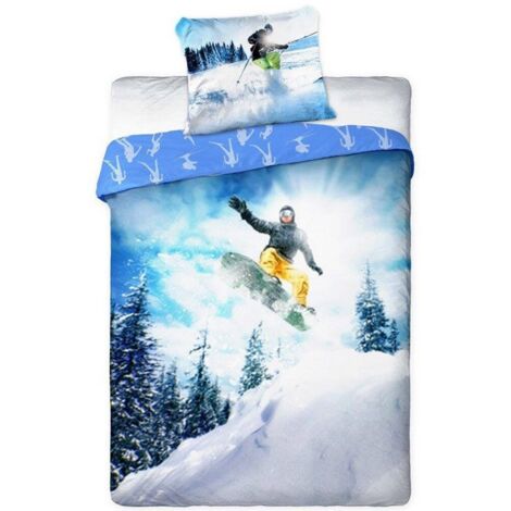Jugendbettwäscheset 160x200cm SNOWBOARDER