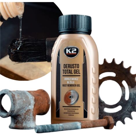 Rostlöser, Rost- und Korrosionsneutralisierer für Metall K2 DERUSTO TOTAL GEL 250ml