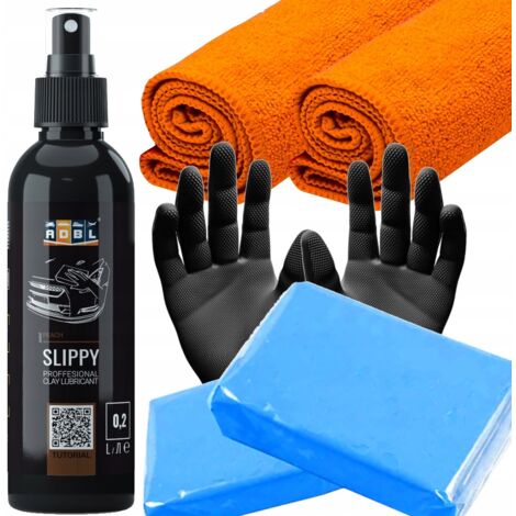 ADBL SLIPPY SET SCHMIERMITTEL + TON ZUM WASCHEN UND REINIGEN VON FARBE (1/5)