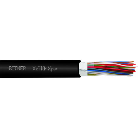XzTKMXpw 4x2x0,8 gelgefülltes Telekommunikationskabel für den Außenbereich Bitner TP0022
