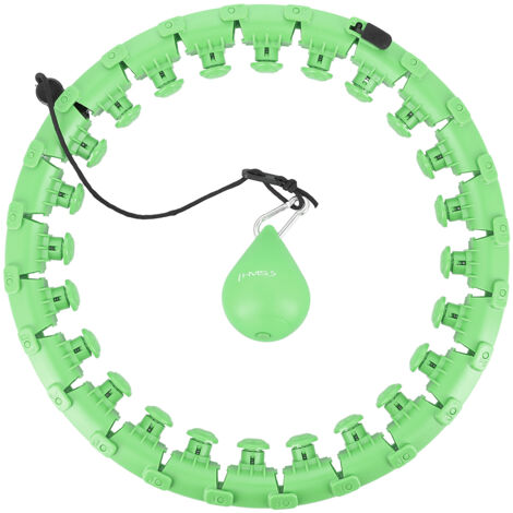 HHW01 HULA HOOP GRÜN MIT GEWICHT HMS