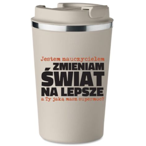 Premium Thermobecher FÜR LEHRER ICH BIN LEHRER Geschenk KT125 (1/5)