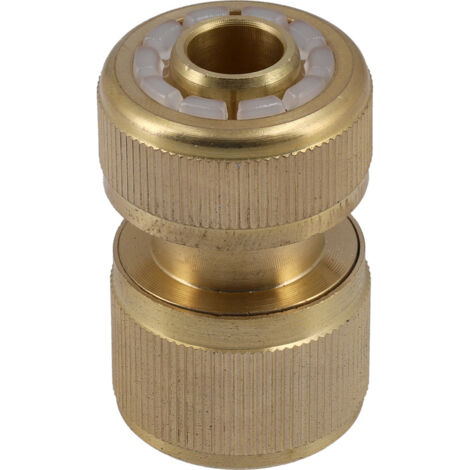 FLO GARTENSCHLAUCH-SCHNELLKUPPLUNG MESSING 1/2" (1/3)