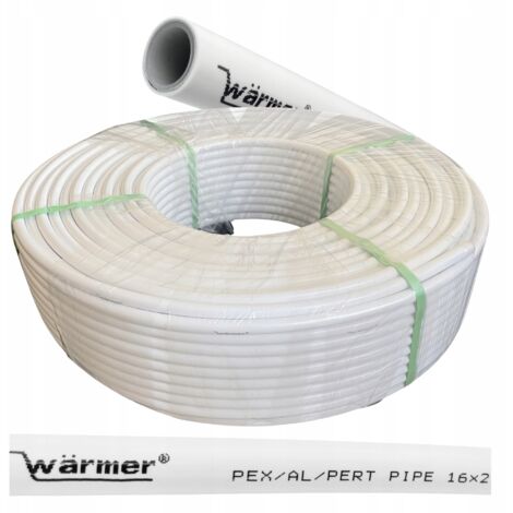 PEX-Rohr 16 mm 200 m Alupex für Fußbodenheizung Wasser PEX/AL/PE ...