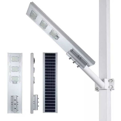 LED-Straßenlaterne Solar 1600W Garten Aluminium Premium Qualität Laterne