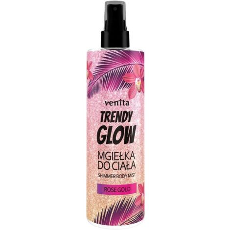 VENITA Trendy Glow Illuminating Body Mist - Roségold 200 ml