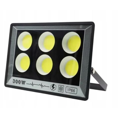 LEISTUNGSSTARKE LAMPE FÜR GARAGE, GARTEN, FASSADE, 300W, IP66, LANGLEBIG, COB LEDS (1/5)