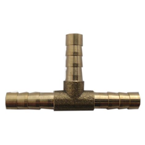 6mm Schlauchstück Keenso Auto T-Stück Messing - 3 Wege Kraftstoffschlauch Adapter 6 12mm 379953