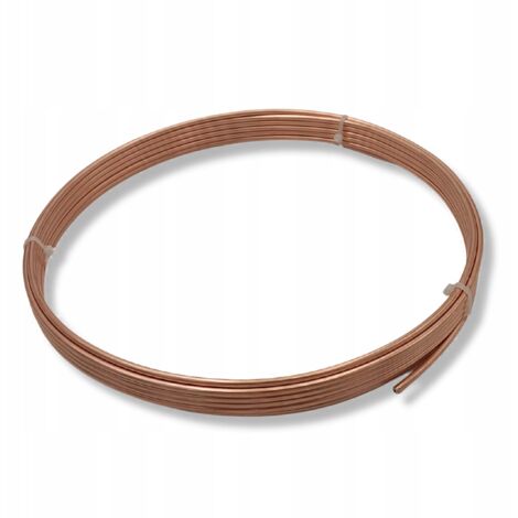 Jadeshay Kupferrohr 2 M – Weich, 4 X 3 Mm, Für Kältetechnik & Modellbau, T2-Kupfer, Biegsam