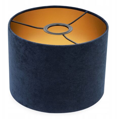 MODERNER GOLDENER SAMT-LAMPENSCHIRM 20 cm