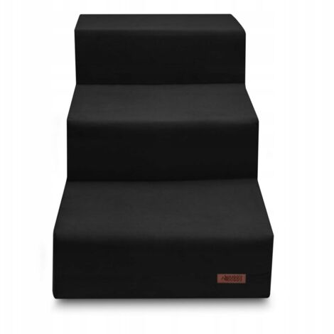 Hundetreppe für Sofa und Bett, schwarz Malteser HUGGY DOGGY Climber L