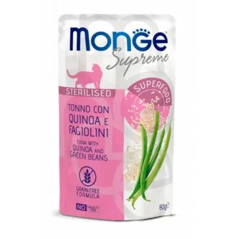 Monge Supreme Sterilised Cat Thunfisch mit Quinoa und grünen Bohnen 80 g