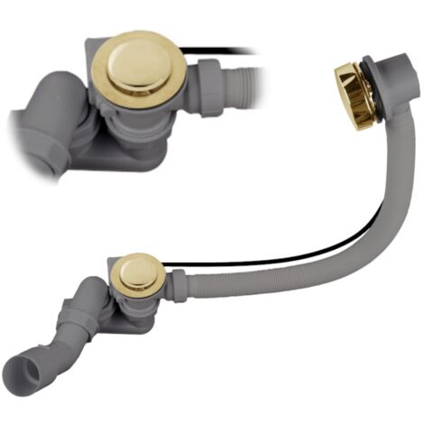 Universal automatischer Badewannensiphon TADYCH gold