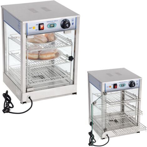 Beheizte Vitrine 850 W, Breite 35,5 cm