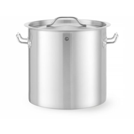 Budget Line Topf mit Deckel 50 l Durchmesser 400 x 400 h - Hendi 834701 (1/2)