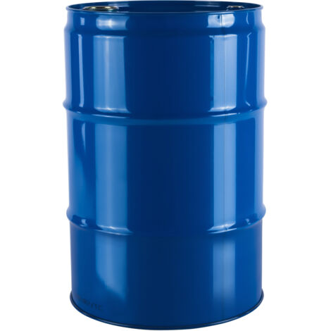 Stahlmetallfass TH 60L, 2 und 3/4 Zoll Stopfen - BLAU (1/3)