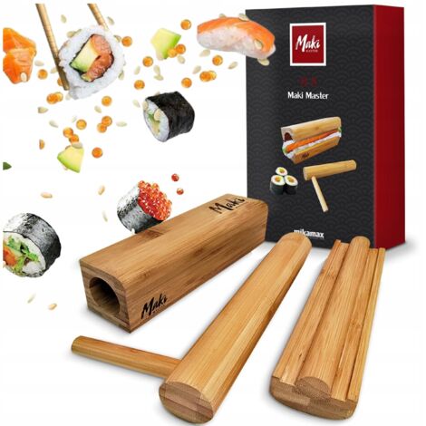 Sushi Maker Set Tube Bazooka Holzroller als Geschenk (1/5)