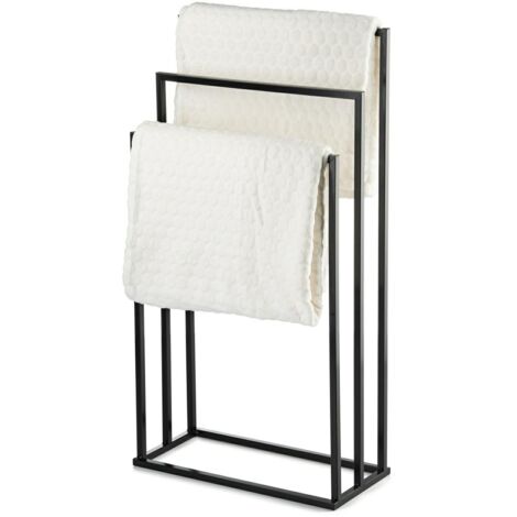 Schwarzer Handtuchhalter LOFT (1/5)
