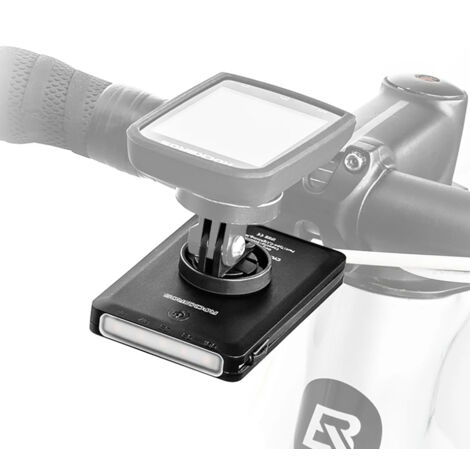 2in1 Fahrrad Frontlicht 150lm für Theke mit 5000mAh Powerbank IPX6 - Schwarz (1/5)