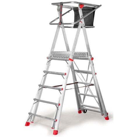 LEITER/ARBEITSPLATTFORM PLS5 130/238CM 5 STUFEN - DR PLS5 (1/5)