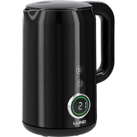 Wasserkocher 1,7 l, Temperaturregulierung, Schwarz – W-68219 (1/3)