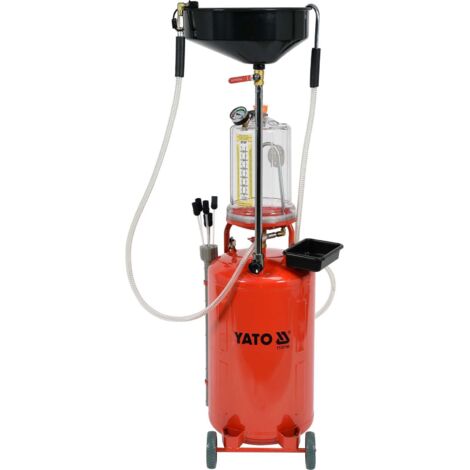 PNEUMATISCHE ABLASS- UND ABSAUGEINHEIT 70L MIT KONTROLLTANK - YT-07190 (1/5)