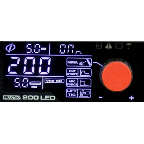 PRAKTIK 200 LED SYNERGY INVERTER-SCHWEISSGERÄT - BW PRAK200LE