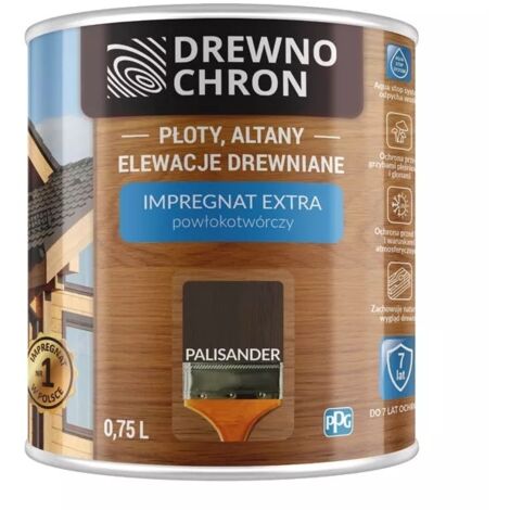 DREWNOCHRON IMPRÄGNIERUNGSBESCHICHTUNG PALISANDER 0,75L - 5IMDR.PAL0.7