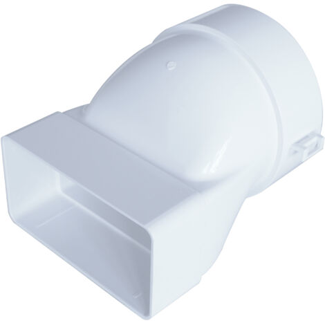 Rohradapter Flach - Rund Luftkanal Flat PVC 55-110