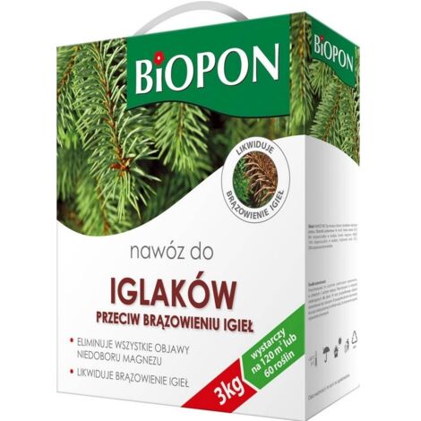 DÜNGER - FÜR - NADELBÄUME.. GEGEN NADELBRÜNE 3 KG - BR BIO-1056
