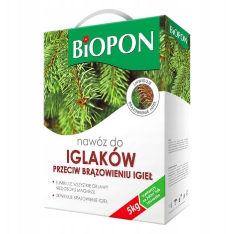 DÜNGER FÜR NADELBÄUME. GEGEN NADELBRÜNE 5 KG - BR BIO-1123