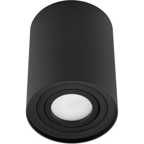 Einbauleuchte, beweglich, schwarz, rund, Halogen, GU10, Spotlight Videx