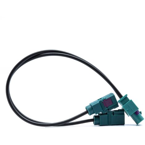 Adapterstecker Antennenadapter 2xFAKRA-2xFAKRA für Audi, Mercedes, BMW, VW, Opel, Peugeot, Renault