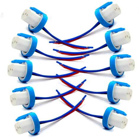 Keramik-Steckdosenwürfel HB1/9004 für Beleuchtung 12V/24V x 10 (1/3)