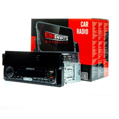1-DIN-Autoradio mit Telefonhalterung und CarLive-App – 4 x 50 W, USB, AUX