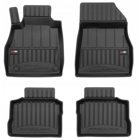 MOTOS Rubberen Vloermatten Voor Nissan Micra K14 (vanaf 2016) – Set Nr. 77 – Anti-slip, Weerbestendig En Makkelijk Schoon Te Maken – Beschermt Je Auto Tegen Vuil En Modder