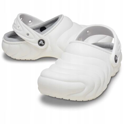CROCS CLASSIC LINED OVERPUFF CLOG 210059 M7 I EU 3940 I W9 WEISS